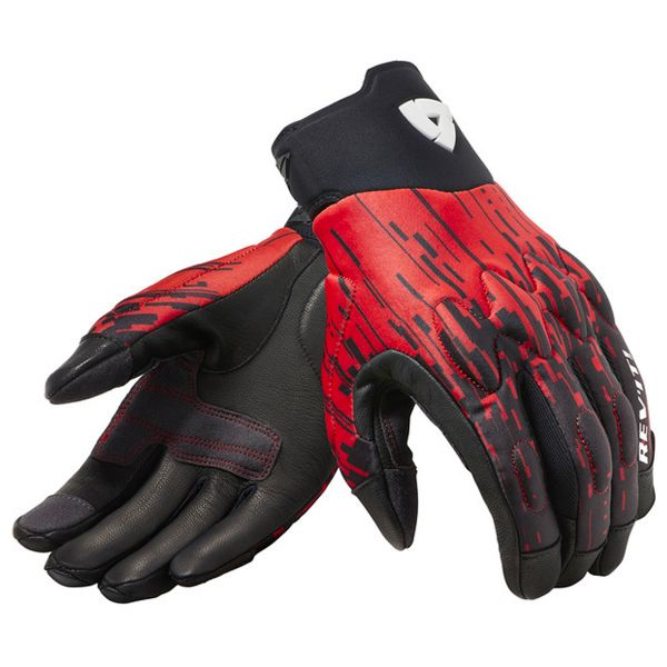 Motorcycle Gloves REV'IT Spectrum Black Neon Red Motorcycle Gloves REV'IT Spectrum Black Neon Red