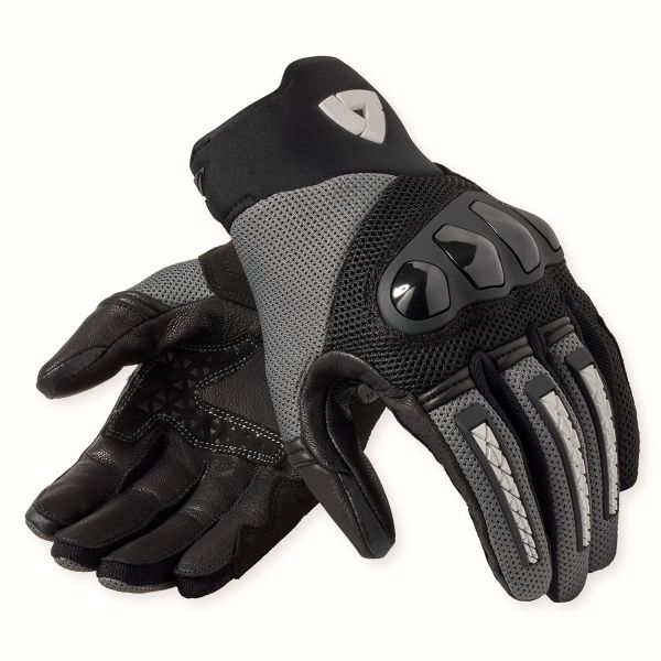 Motorcycle Gloves REV'IT Speedart Air Black Grey