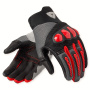 Motorcycle Gloves REV'IT Speedart Air Grey Red