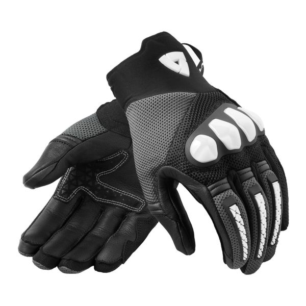 Motorcycle Gloves REV'IT Speedart Air Noir White