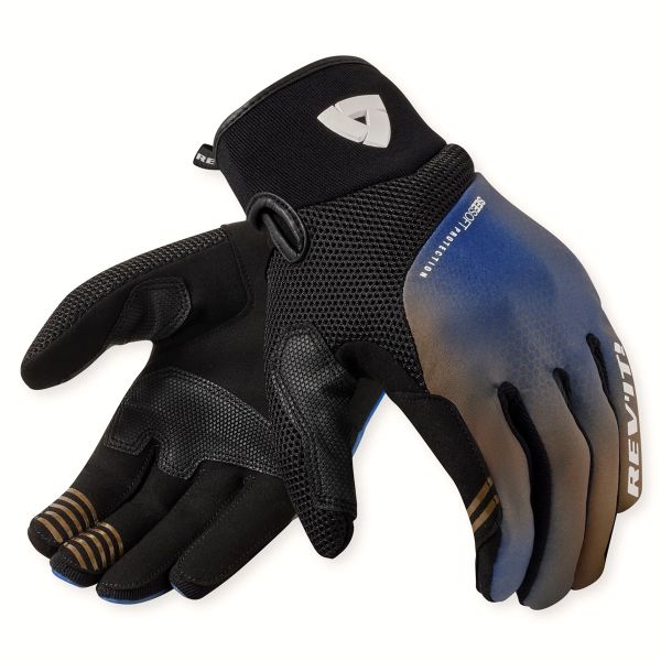 Motorcycle Gloves REV'IT Surge Camo Blue