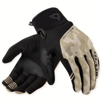 Motorcycle Gloves REV'IT Surge Sand Black