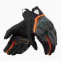 Motorcycle Gloves REV'IT Veloz Black Orange