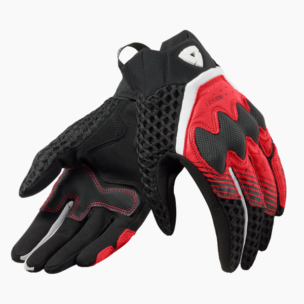 Motorcycle Gloves REV'IT Veloz Ladies Black Red