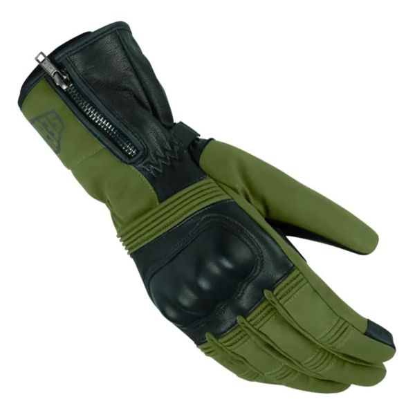 Motorcycle Gloves Segura Bora Khaki Black Motorcycle Gloves Segura Bora Khaki Black