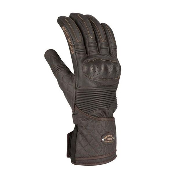 Motorcycle Gloves Segura Gonzales Brown
