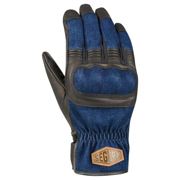 Motorcycle Gloves Segura Hunky Black Blue Motorcycle Gloves Segura Hunky Black Blue