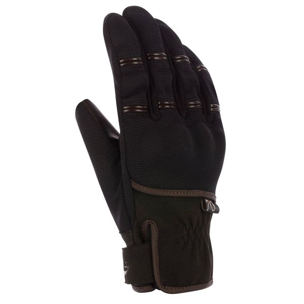 Motorcycle Gloves Segura Lady Maverick Brown Black