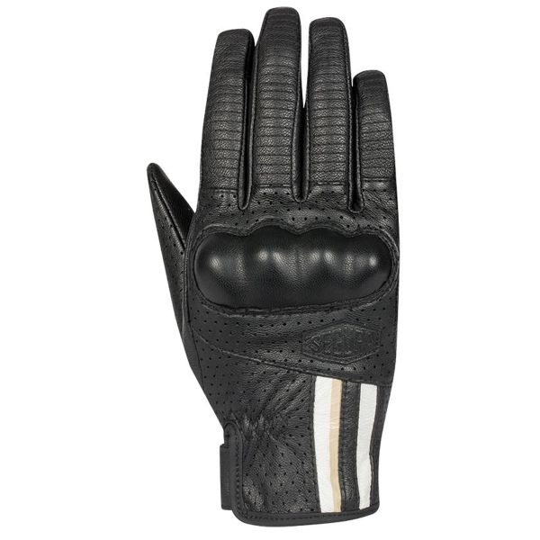Motorcycle Gloves Segura Lady Romeo Gloves Black White