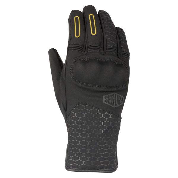 Motorcycle Gloves Segura Natcho Black Yellow