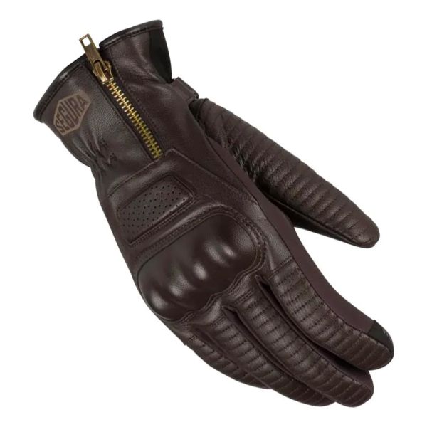 Motorcycle Gloves Segura Synchro Brown Motorcycle Gloves Segura Synchro Brown