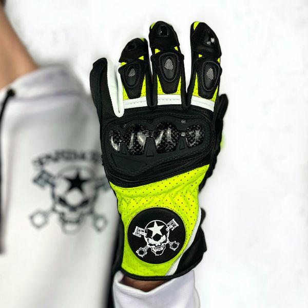 Motorcycle Gloves SPARTMOTARD SPM Yellow 05