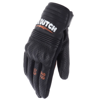 Motorcycle Gloves Von Dutch Born Air Black Orange