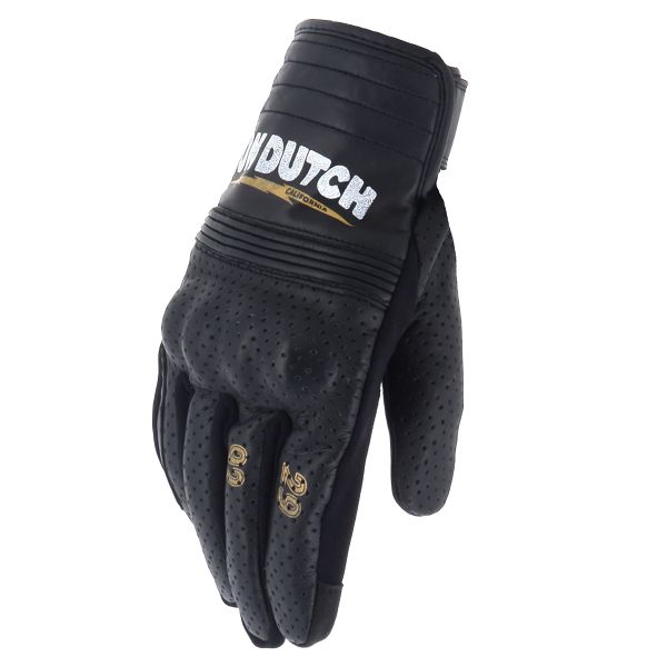 Motorcycle Gloves Von Dutch Born Air Black Black