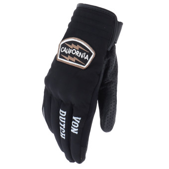 Motorcycle Gloves Von Dutch Cali Air Black Black