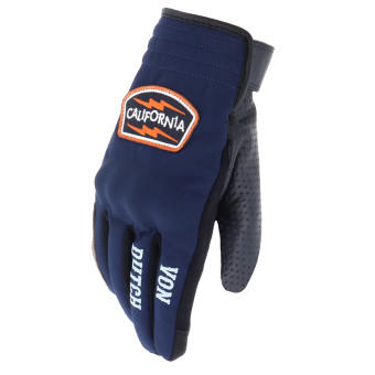 Motorcycle Gloves Von Dutch Cali Air Blue Camel