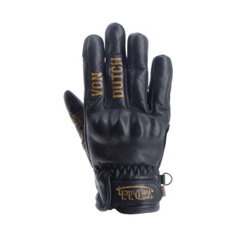 Motorcycle Gloves Von Dutch Flash Lady Leather Black