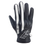 Motorcycle Gloves Von Dutch Hawk Leather Black White