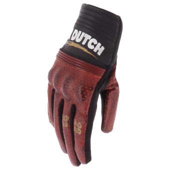 Motorcycle Gloves Von Dutch Jackie Air Black Red Gold