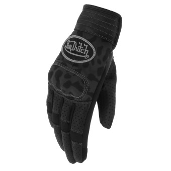Motorcycle Gloves Von Dutch Palavas Air Black Black Leo