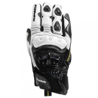 Motorcycle Gloves Spidi Rv Coupe White/Black