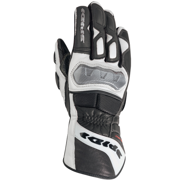 Motorcycle Gloves Spidi Str-2 Black/White