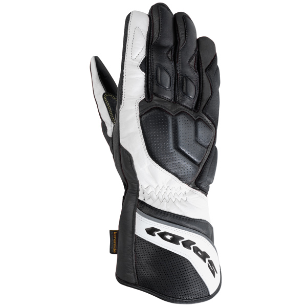 Motorcycle Gloves Spidi Zeta Black/White