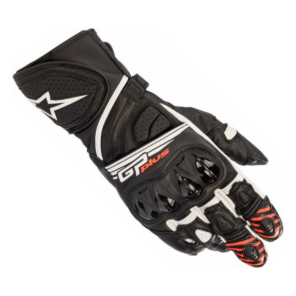 Motorcycle Gloves Alpinestars GP Plus R V2 Glove Black White