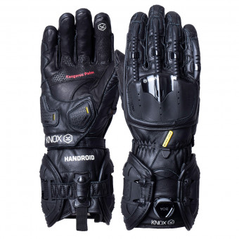 Motorcycle Gloves Knox Handroid MK4 All Black Motorcycle Gloves Knox Handroid MK4 All Black