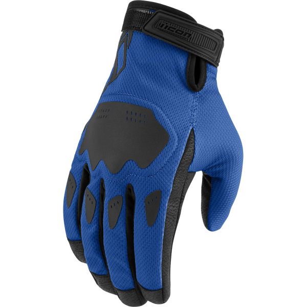 Motorcycle Gloves ICON Hooligan CE Glove Blue Motorcycle Gloves ICON Hooligan CE Glove Blue