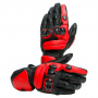 Motorcycle Gloves Dainese Impeto Black Lava Red
