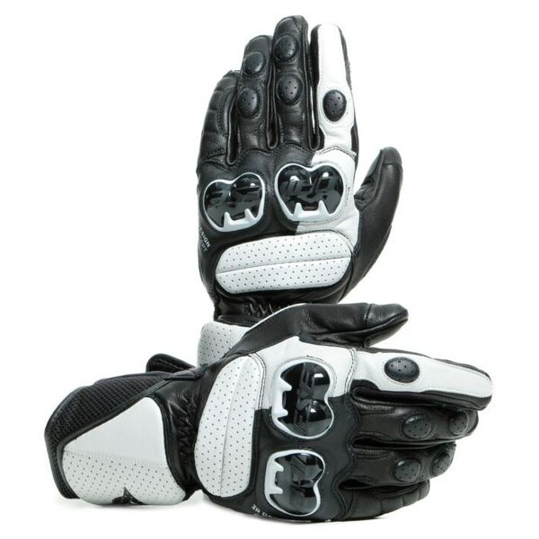 Motorcycle Gloves Dainese Impeto Black White