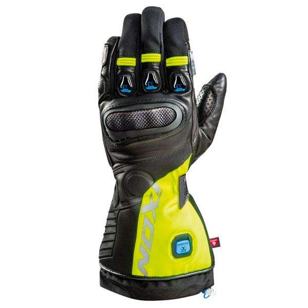 Motorcycle Gloves Ixon It-Aso Black Yellow