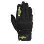 Motorcycle Gloves Furygan Jet D3O Black Green Fluo