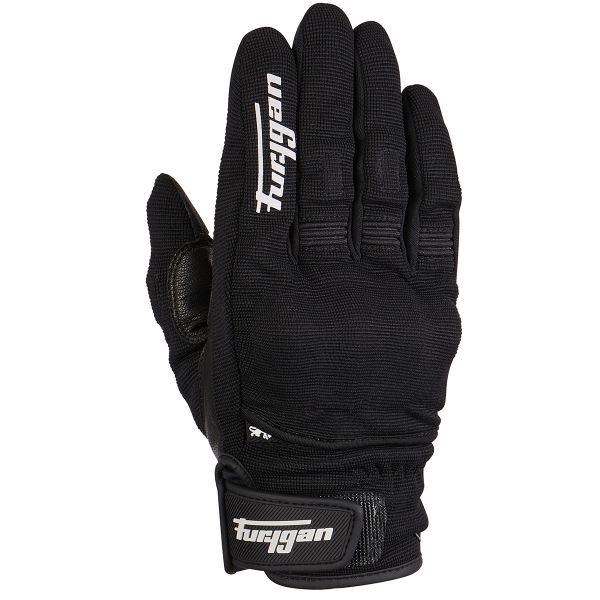 Motorcycle Gloves Furygan Jet D3O Black White