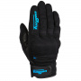 Motorcycle Gloves Furygan Jet Lady D3O Black Turquoise