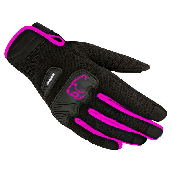 Motorcycle Gloves Bering Lady York Black Fuchsia Motorcycle Gloves Bering Lady York Black Fuchsia