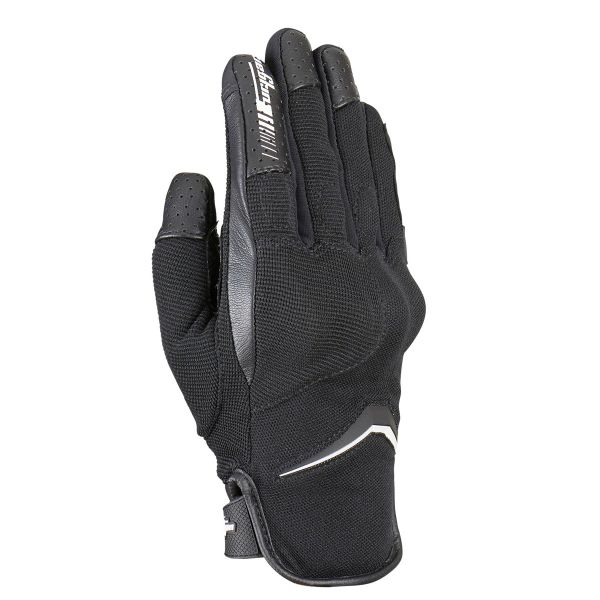 Motorcycle Gloves Furygan Oksi D3O Black White