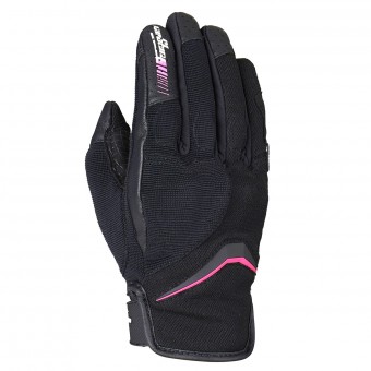 Motorcycle Gloves Furygan Oksi Lady D3O Black Pink