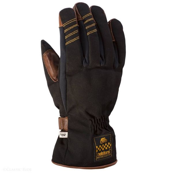 Motorcycle Gloves Helstons One Lady Black Camel