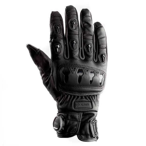 Motorcycle Gloves Knox Orsa Leather Black
