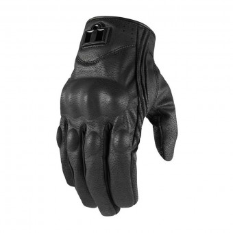 Motorcycle Gloves ICON Pursuit CE Black