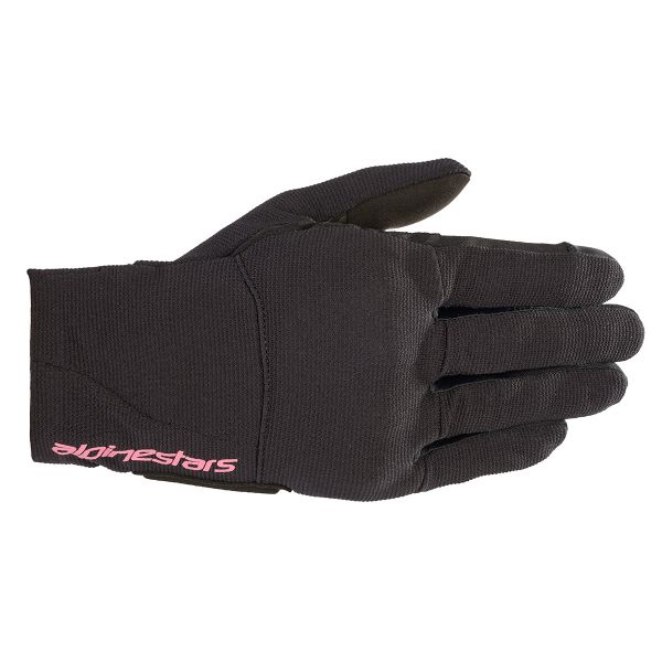 Motorcycle Gloves Alpinestars Reef Woman Black Fuchsia