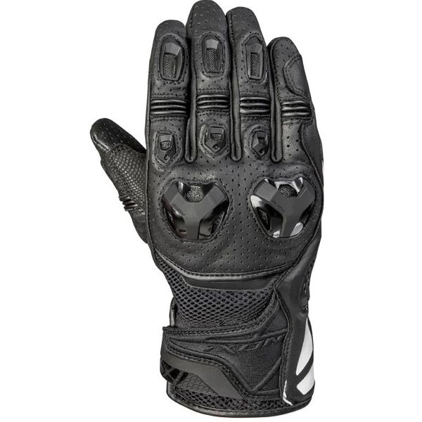 Motorcycle Gloves Ixon RS Call Air Black White
