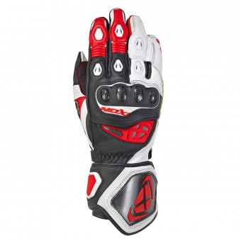 Motorcycle Gloves Ixon Rs Genius 2 Black White Red