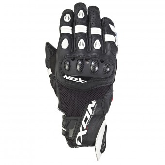 Motorcycle Gloves Ixon Rs Recall Black White