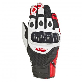 Motorcycle Gloves Ixon RS Recon Air Black White Red