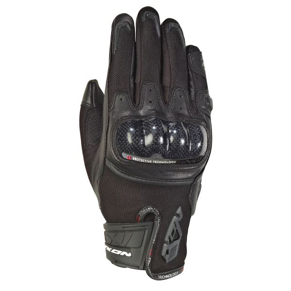 Motorcycle Gloves Ixon RS Rise Air Lady Black