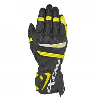 Motorcycle Gloves Ixon RS Tempo Air Black Bright Yellow