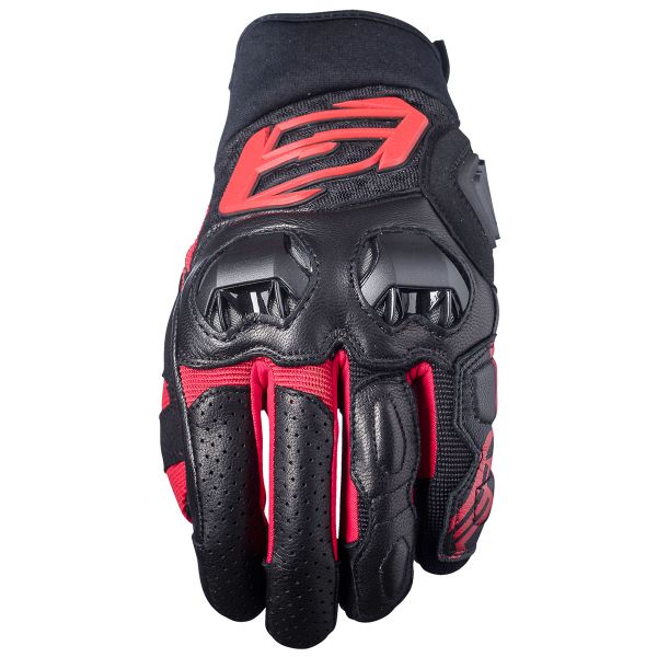 Motorcycle Gloves Five SF3 Black Red Motorcycle Gloves Five SF3 Black Red